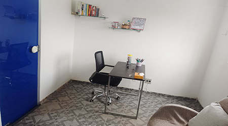 Recepção da clínica